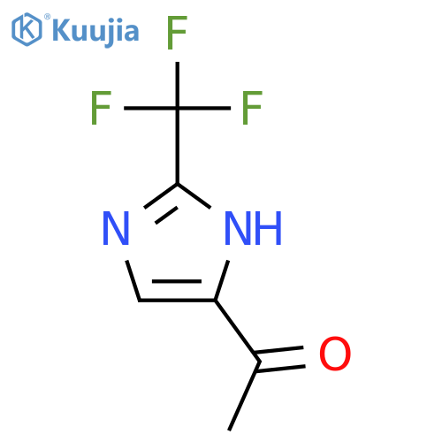 1-[2-(trifluoromethyl)-1H-imidazol-5-yl]-Ethanone structure