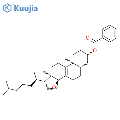 Cholest-8-en-3-ol, 14,15-epoxy-, benzoate, (3b,5a,15a)- structure