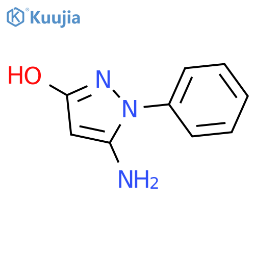 5-Amino-1-phenyl-1H-pyrazol-3-ol structure