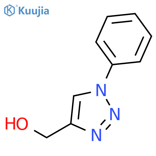 (1-Phenyl-1H-1,2,3-triazol-4-yl)methanol structure