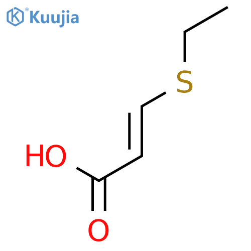 3-ethylsulfanylprop-2-enoic Acid structure
