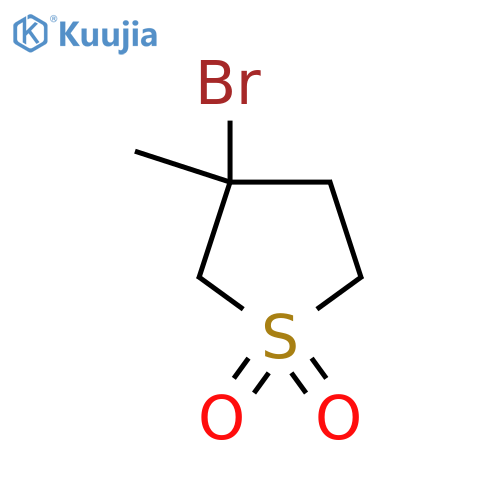 3-Bromo-3-methyltetrahydrothiophene 1,1-dioxide structure