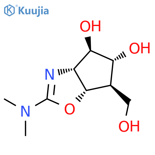 4H-Cyclopentoxazole-4,5-diol,2-(dimethylamino)-3a,5,6,6a-tetrahydro-6-(hydroxymethyl)-, (3aR,4R,5R,6R,6aS)- structure