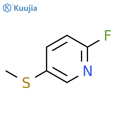 2-fluoro-5-(methylthio)-Pyridine structure
