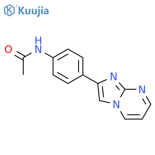 Acetamide, N-(4-imidazo[1,2-a]pyrimidin-2-ylphenyl)- structure