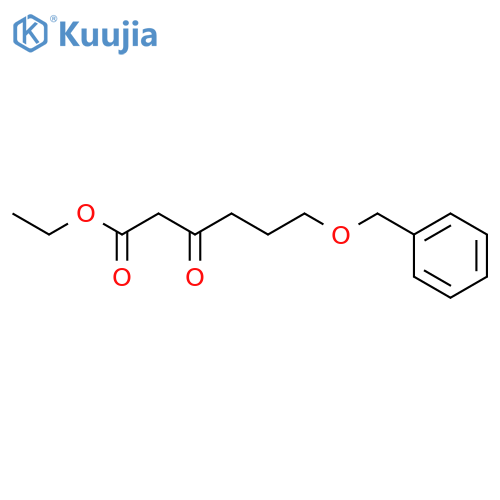 Ethyl 3-Oxo-6-(phenylmethoxy)-hexanoic Acid Ester structure
