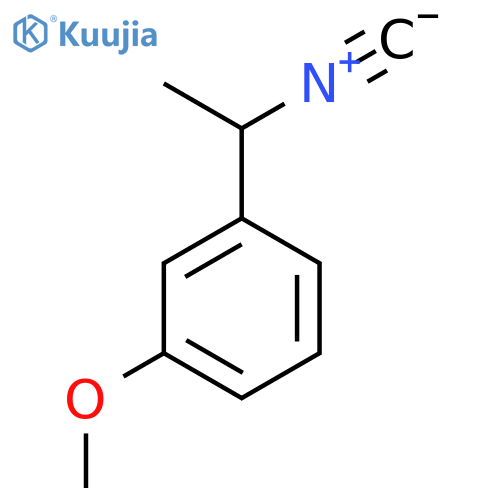 1-(1-isocyanoethyl)-3-methoxybenzene structure