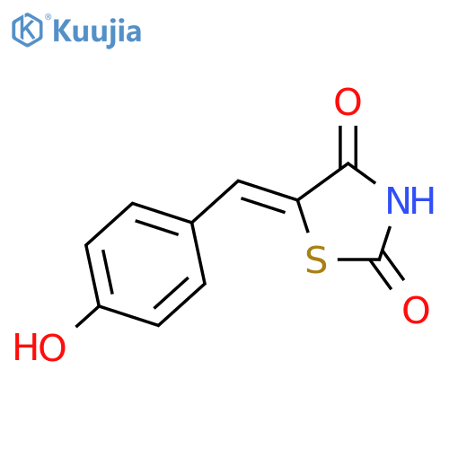 (5E)-5-(4-Hydroxybenzylidene)-1,3-thiazolidine-2,4-dione structure