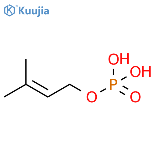2-Buten-1-ol, 3-methyl-, dihydrogen phosphate structure
