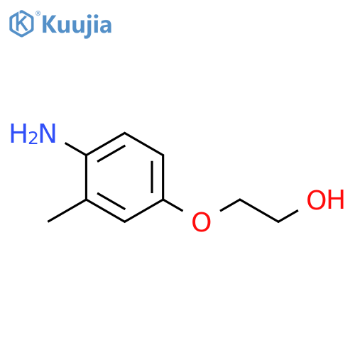 Ethanol, 2-(4-amino-3-methylphenoxy)- structure