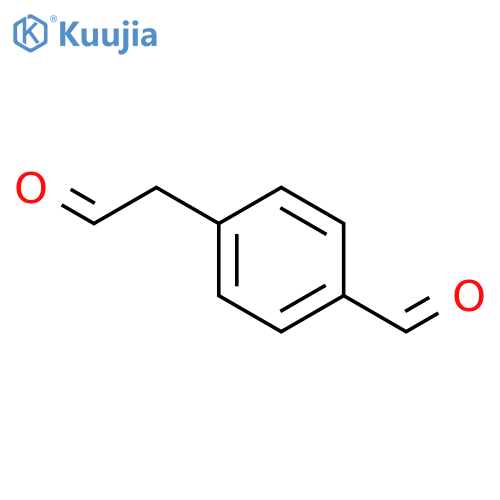 Benzeneacetaldehyde,4-formyl- structure