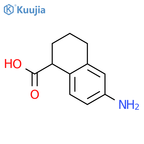 1-Naphthalenecarboxylicacid, 6-amino-1,2,3,4-tetrahydro- structure