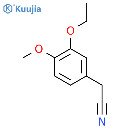3-Ethoxy-4-methoxyphenylacetonitrile structure