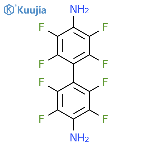 4,4'-Diaminooctafluorobiphenyl structure