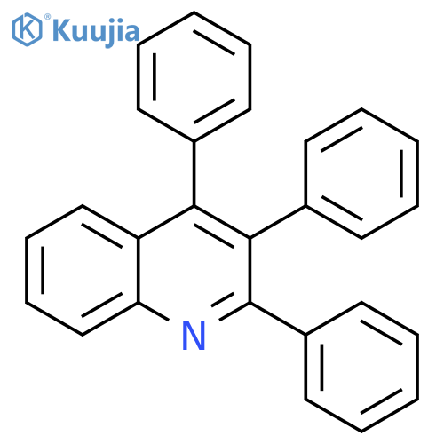 Quinoline, 2,3,4-triphenyl- structure