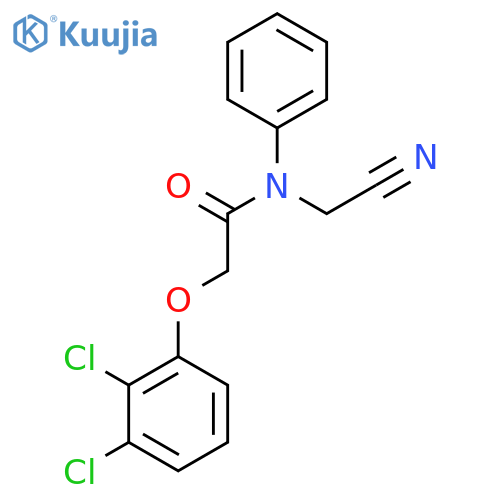 N-(cyanomethyl)-2-(2,3-dichlorophenoxy)-N-phenylacetamide structure