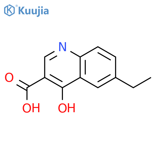 6-ETHYL-4-HYDROXY-QUINOLINE-3-CARBOXYLIC ACID structure