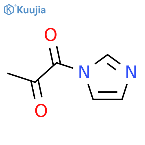1H-Imidazole, 1-(1,2-dioxopropyl)- (9CI) structure