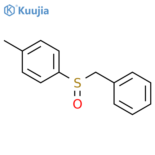 Benzene, 1-methyl-4((phenylmethyl)sulfinyl))- structure