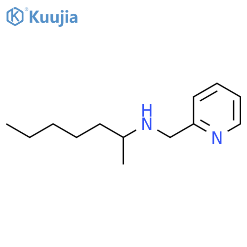 (Heptan-2-yl)[(pyridin-2-yl)methyl]amine structure