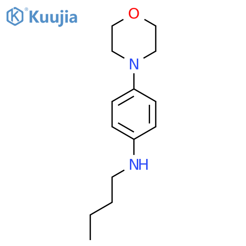 N-butyl-4-(morpholin-4-yl)aniline structure