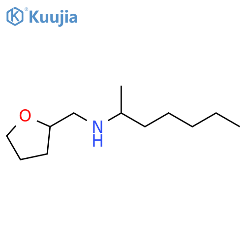 (heptan-2-yl)[(oxolan-2-yl)methyl]amine structure
