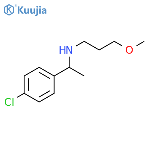1-(4-chlorophenyl)ethyl(3-methoxypropyl)amine structure