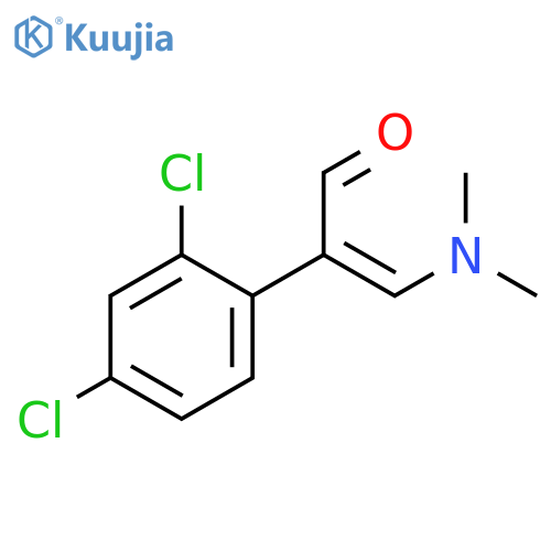 (2Z)-2-(2,4-dichlorophenyl)-3-(dimethylamino)prop-2-enal structure