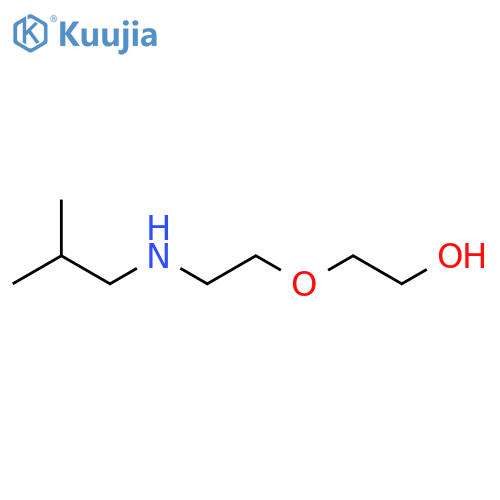 2-{2-(2-methylpropyl)aminoethoxy}ethan-1-ol structure