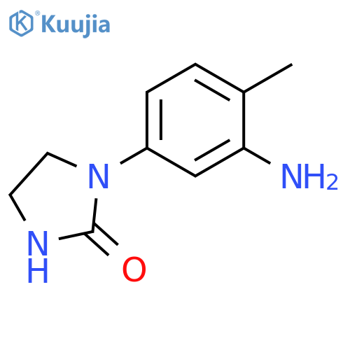 1-(3-amino-4-methylphenyl)imidazolidin-2-one structure