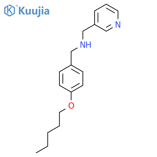 N-[4-(Pentyloxy)benzyl](3-pyridinyl)methanamine structure