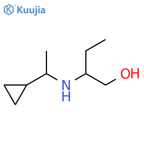 2-(1-cyclopropylethyl)aminobutan-1-ol structure