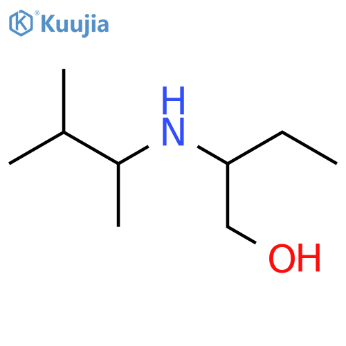 2-(3-methylbutan-2-yl)aminobutan-1-ol structure