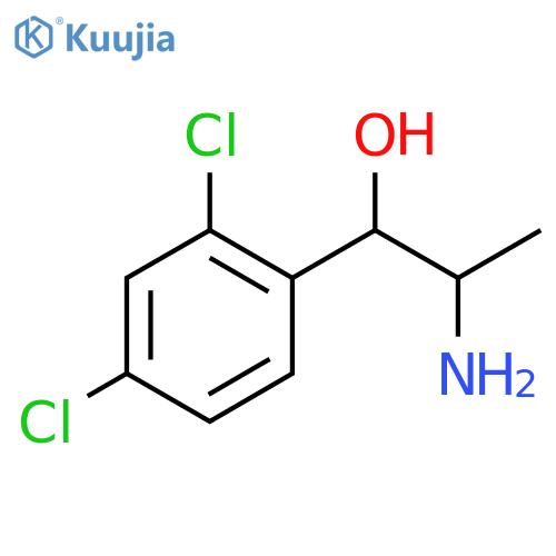 2-amino-1-(2,4-dichlorophenyl)propan-1-ol structure