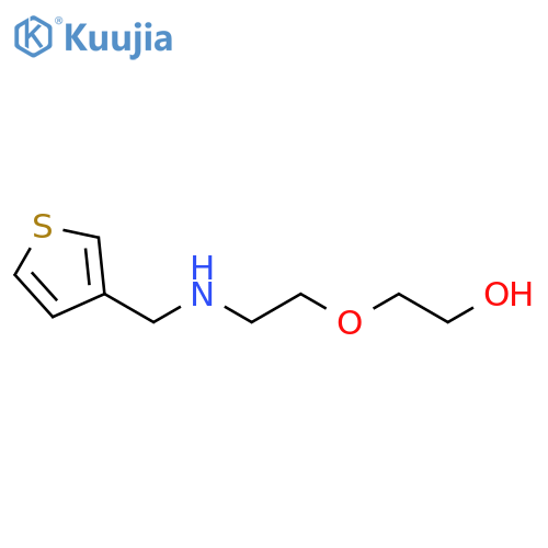 2-(2-{(thiophen-3-yl)methylamino}ethoxy)ethan-1-ol structure