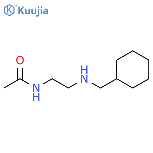 N-{2-[(cyclohexylmethyl)amino]ethyl}acetamide structure