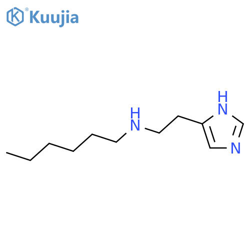 1H-Imidazole-4-ethanamine, N-hexyl- structure