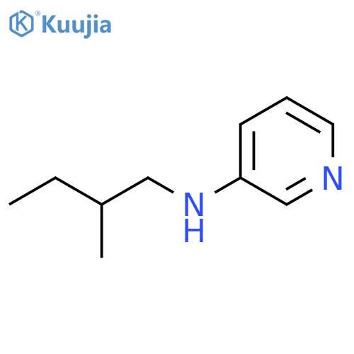 N-(2-methylbutyl)pyridin-3-amine structure