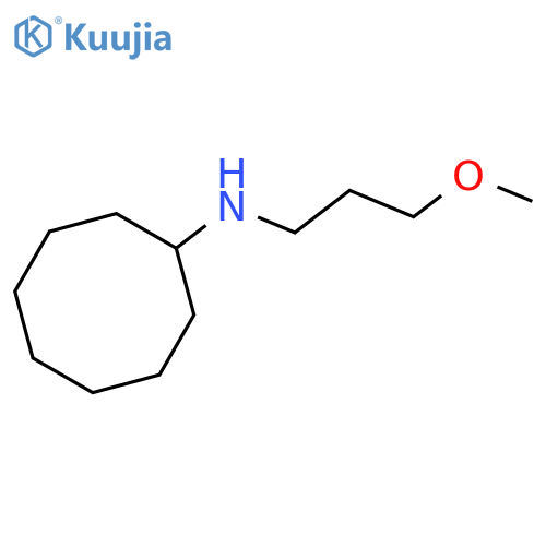 N-(3-methoxypropyl)cyclooctanamine structure