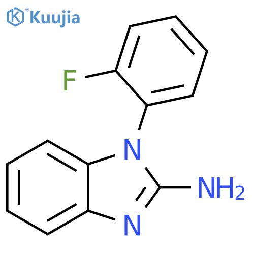 1-(2-fluorophenyl)-1H-1,3-benzodiazol-2-amine structure