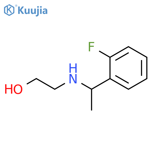 2-{1-(2-fluorophenyl)ethylamino}ethan-1-ol structure