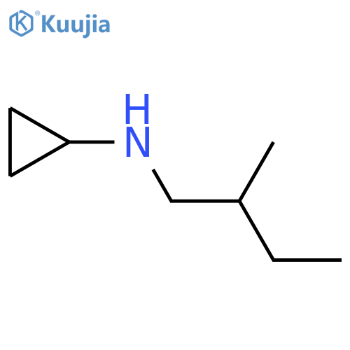 N-(2-Methylbutyl)cyclopropanamine structure