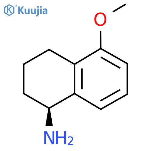 (1s)-5-methoxy-1,2,3,4-tetrahydronaphthalen-1-amine structure