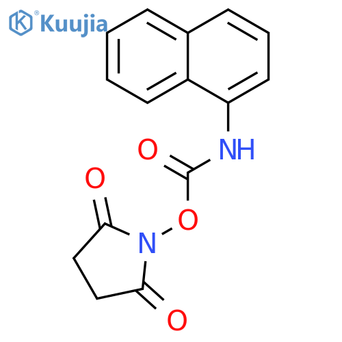 (2,5-dioxopyrrolidin-1-yl) N-naphthalen-1-ylcarbamate structure