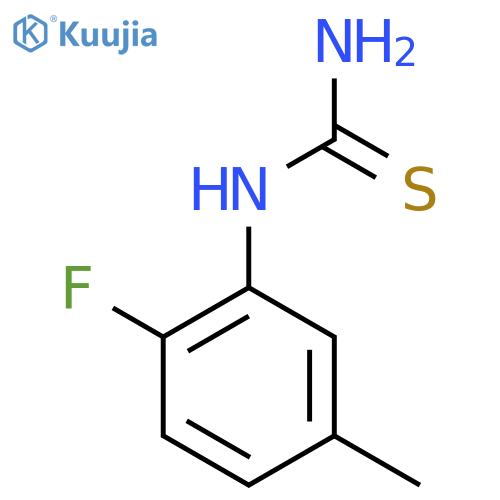 (2-Fluoro-5-methylphenyl)thiourea structure