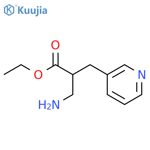 ethyl 3-amino-2-[(pyridin-3-yl)methyl]propanoate structure