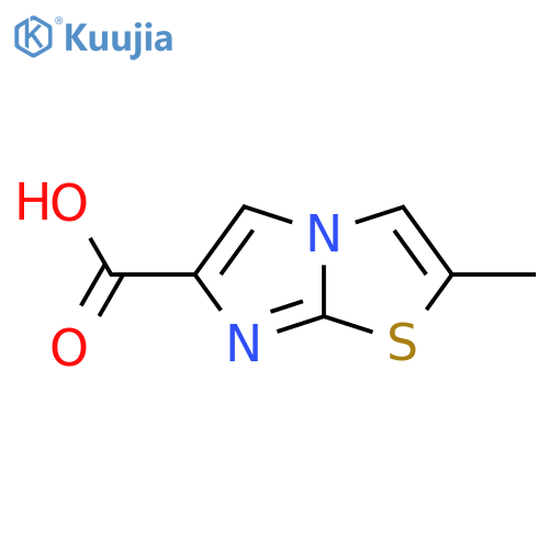 2-methylimidazo[2,1-b][1,3]thiazole-6-carboxylic acid structure