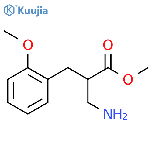 methyl 3-amino-2-(2-methoxyphenyl)methylpropanoate structure