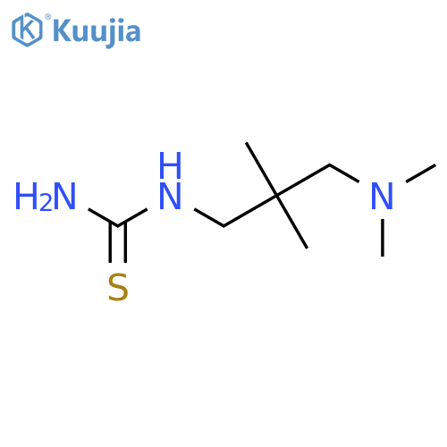 3-(Dimethylamino)-2,2-dimethylpropylthiourea structure
