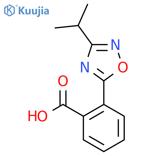 2-3-(Propan-2-yl)-1,2,4-oxadiazol-5-ylbenzoic Acid structure